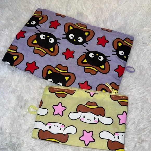 Hello Kitty and Friends x Baggu Go Pouch Set (Western) - Picture 2 of 3